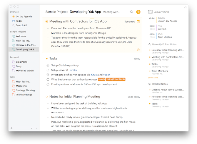 Note Taking App For Mac